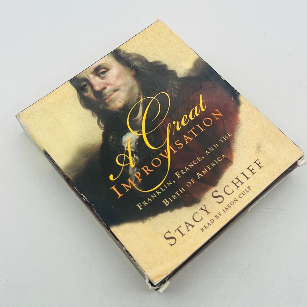 A Great Improvisation Stacy Schiff Benjamin Franklin Audio Book 8 CD Set History